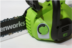 Цепная пила аккумуляторная GREENWORKS G24CS25 24В,25см,3/8-1,1-40 (без АКБ и ЗУ) (2007707)