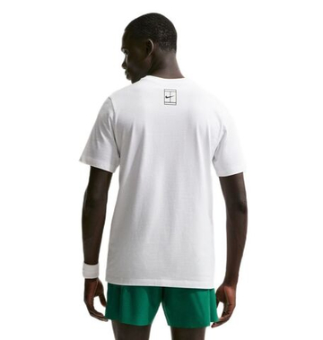 Мужская теннисная футболка Nike Court Tennis - white