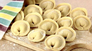 Пельмени рыбные 1 кг (полуфабрикат)