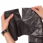 Мешки для мусора 240 л черные, в рулоне 10 шт., пвд 30 мкм, 90x130 см, ЛЮБАША , 608916