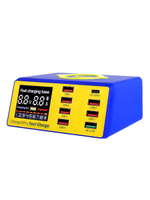 Зарядная станция Mechanic iCharge 8M (USB 2.0 * 7 / USB QC3.0 * 1 / беспров. заряд.)