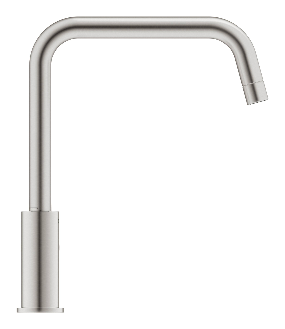 Смеситель однорычажный для кухонной мойки Grohe Start 2021, высокий излив, цвет Суперсталь (30470DC0)