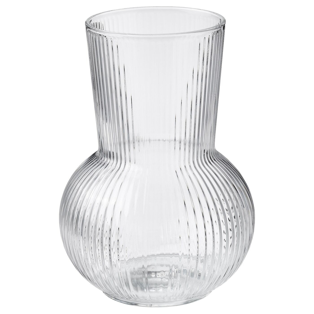 IKEA PÅDRAG (ИКЕА ПОДРАГ) — Ваза, прозрачное стекло, 17 см