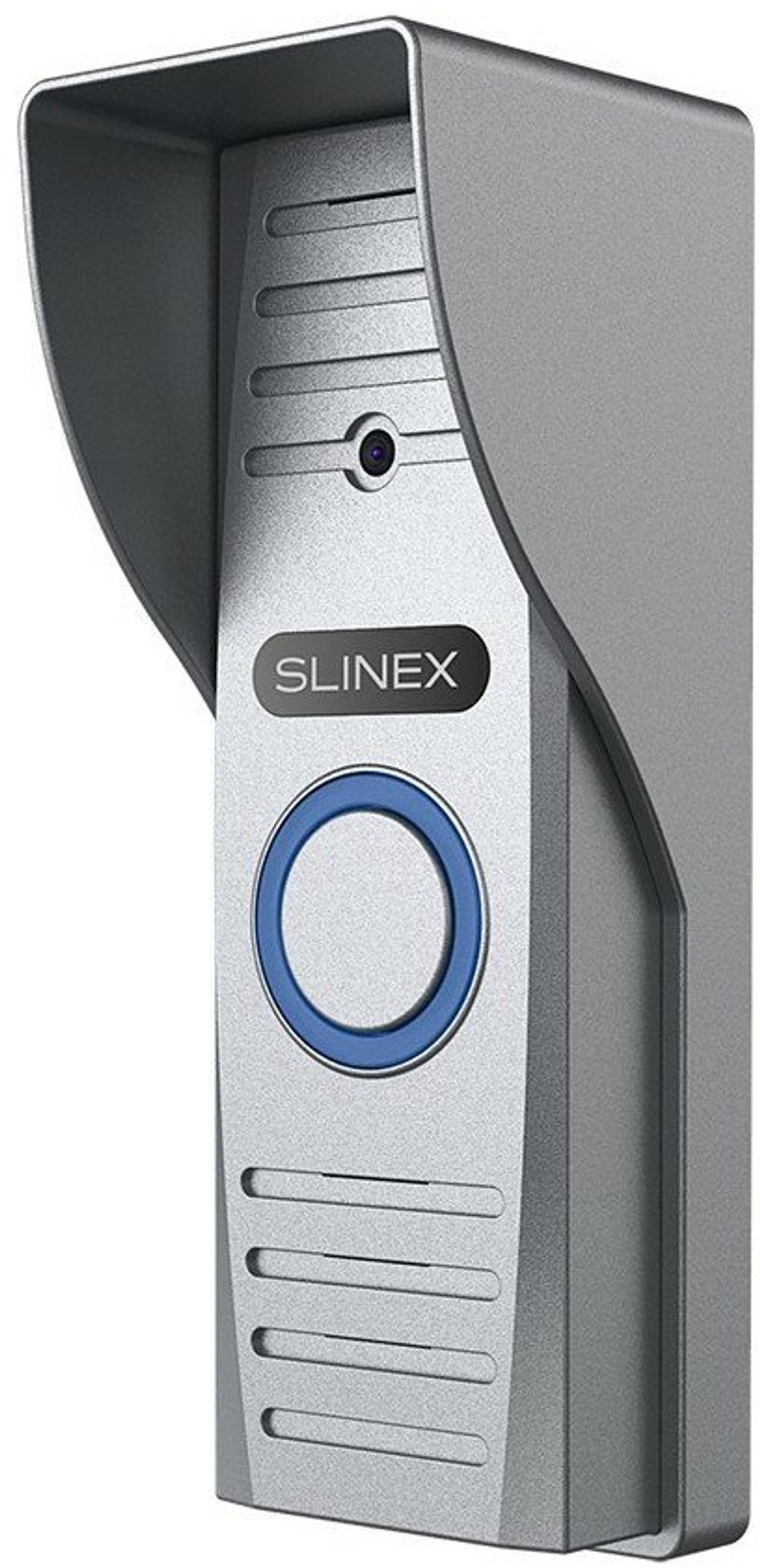 Вызывная видеопанель SLINEX ML-15HD, металл, антивандальная, с козырьком, серая