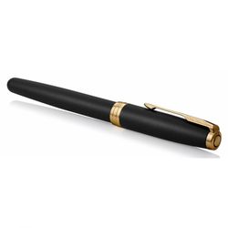 Перьевая ручка Parker Sonnet Core F528 Matte Black GT перо сталь F (1931516)