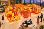 Детский игровой лабиринт «Медовый» 54,74 м² (11,9*4,6*3.6м)