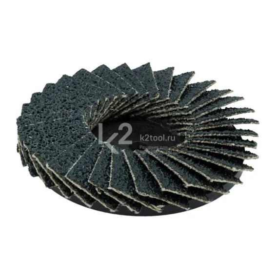 Лепестковый торцевой круг Karnasch Ø50 мм, Р60, ZIRCONIUM MINI, артикул 12.1070.050.060