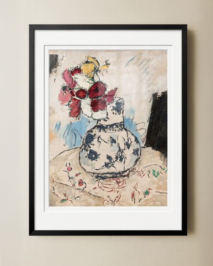 Жикле Vintage Abstarct flowers