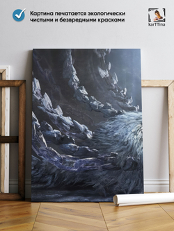 Картина на стену модульная Black Myth Wukong Bridge, 150 см х 70 см