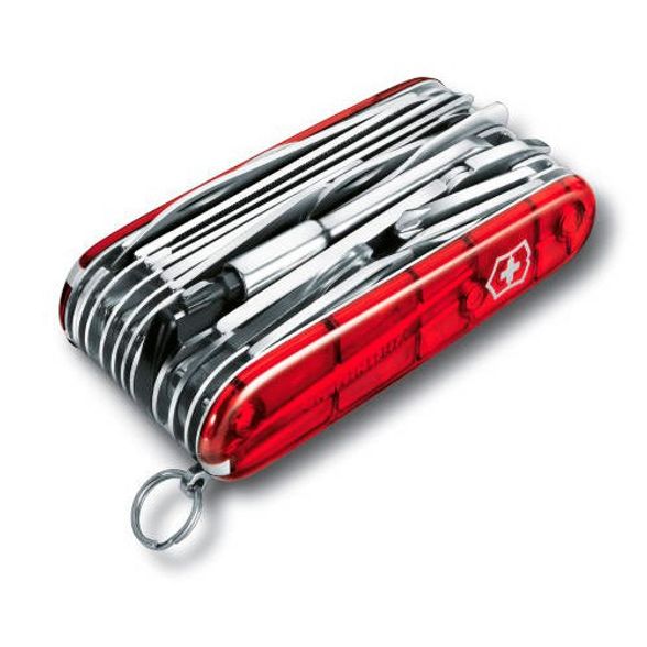 Цена наНож перочинный Victorinox SwissChamp 1.6795.XLT 91мм 50 функций красный
