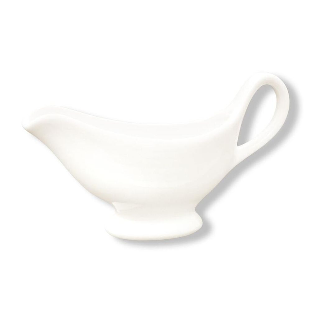 Соусник 125 мл 15,2*4,9 см с ручкой белый фарфор P.L. Proff Cuisine [8]