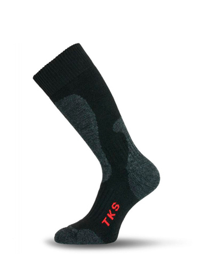 Носки Lasting TKS 834, polypropylene+nylon, темно-зеленый с серой вставкой, размер L , TKS834L