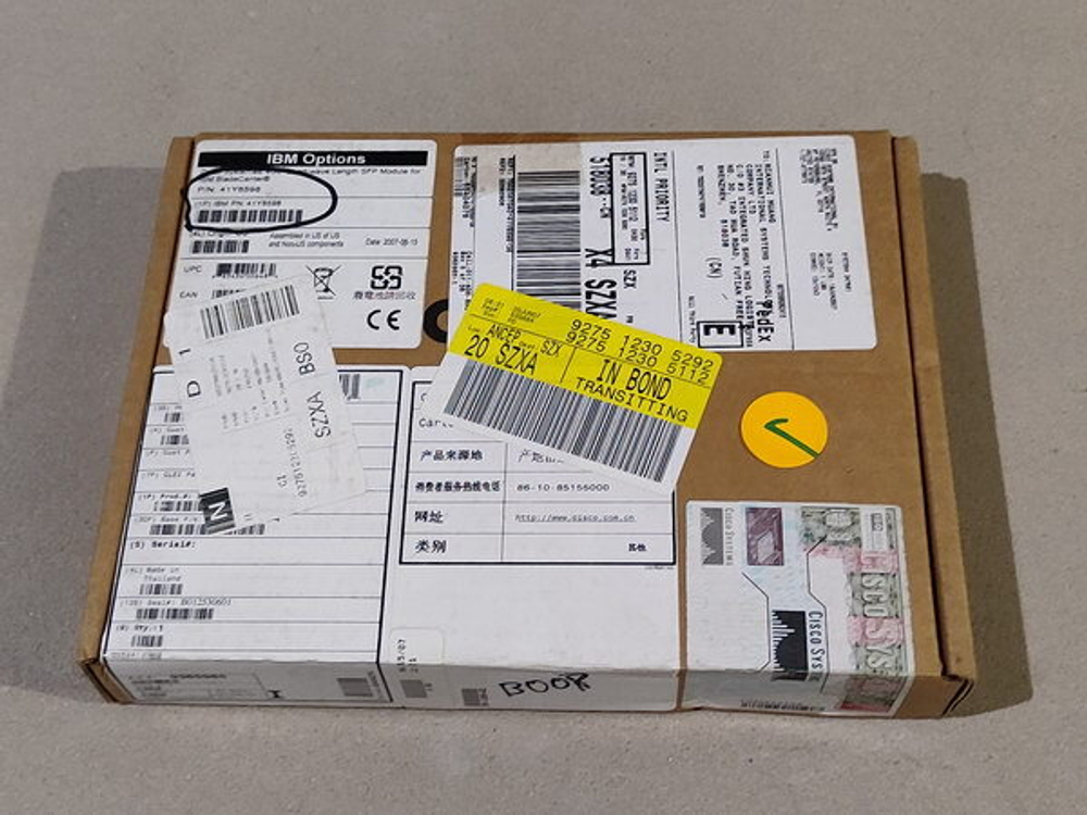 Трансивер IBM Cisco 4Gb Short-wave Length SFP Module for IBM Blade Center 41Y8598