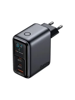 Сетевое зарядное устройство Mcdodo GaN Ultra 100W с дисплеем, 2 USB-C + USB-A, кабель в комплекте, черный