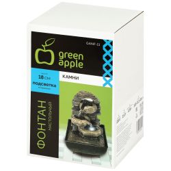 Настольный фонтан GREEN APPLE GANF-11 Камни | GREEN APPLE