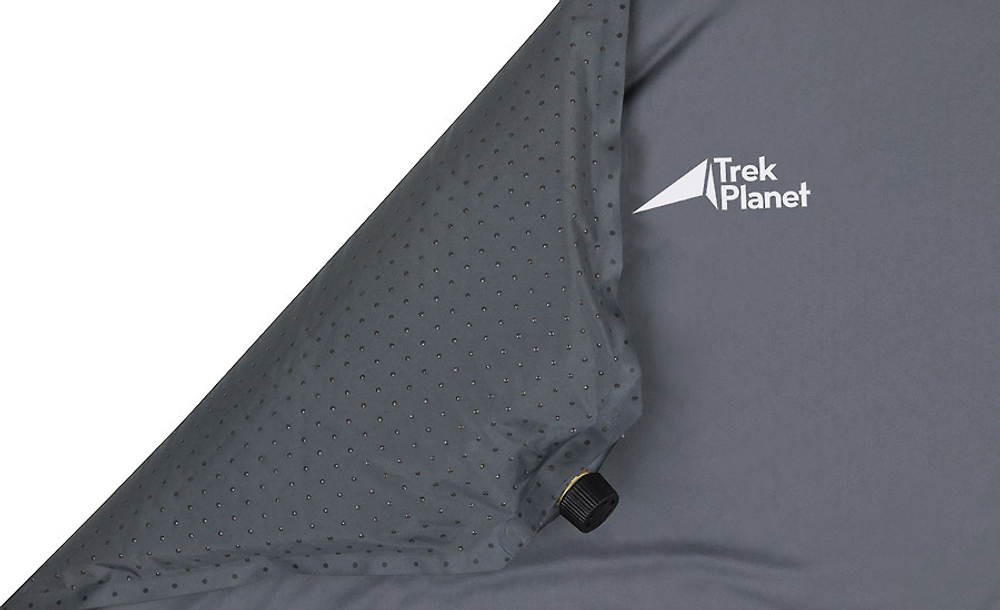 Коврик самонадувающийся Trek Planet Relax 90 серый [70437]