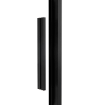 Душевой уголок Слим Софт (Slim Soft) VSR-1SS9012CLB, 1200*900, черный, стекло прозрачное,