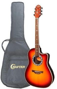 Гитара электроакустическая CRAFTER FSG-270EQ TS  Чехол