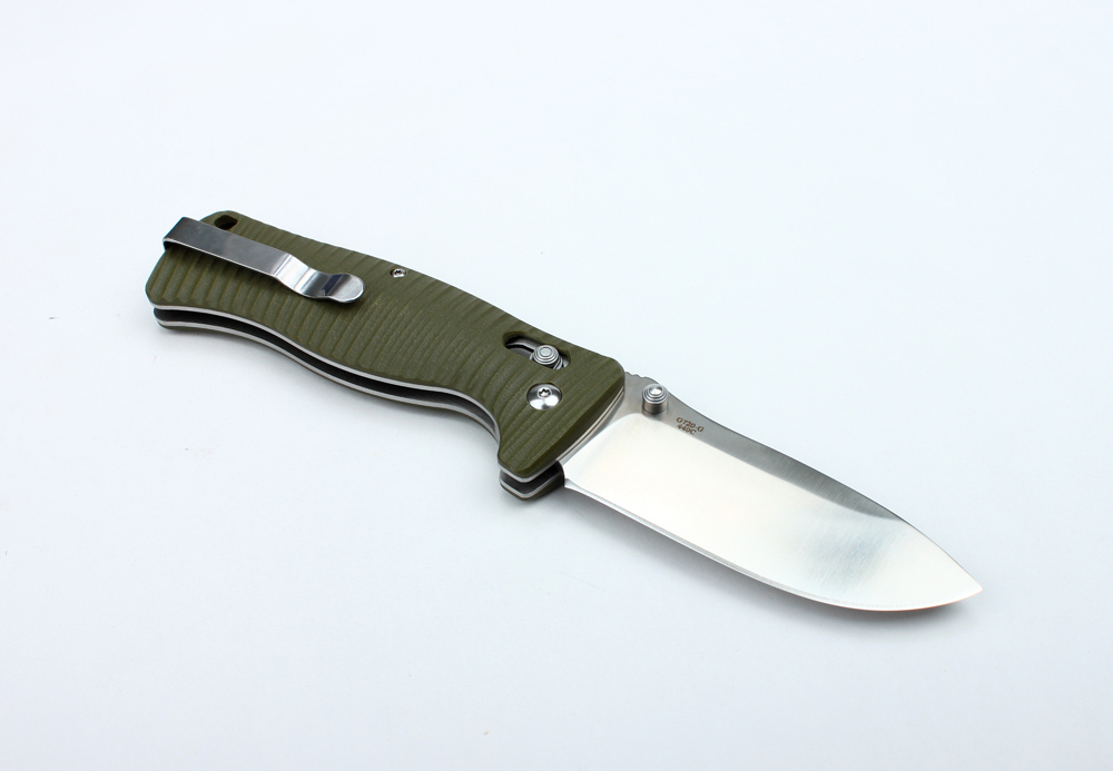 Нож туристический Ganzo G720 зеленый, G720-G