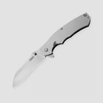 Нож"Rasp"скл.,ст.AUS8,кл.StoneWash,рук.сер.метал, клипса
