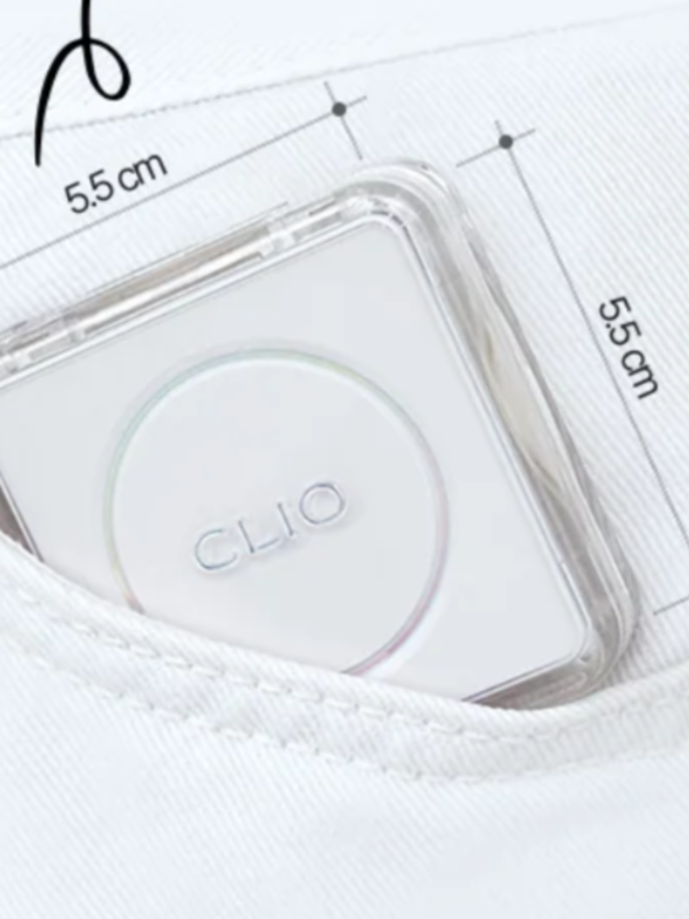 CLIO Kill Cover Founwear Cushion The Original Mini - Мини тональный кушон с сияющим финишем