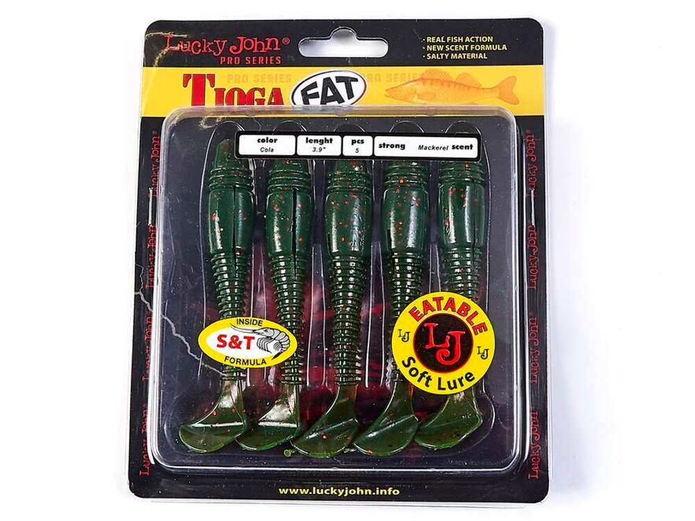 Виброхвост Lucky John Tioga Fat 140146 3.9" (100 мм)