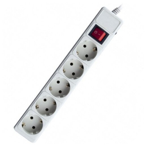 (SMARTBUY SBSP-5-30-W) Сетевой фильтр 3м 5 розеток белый