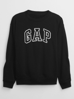 Флисовая толстовка с круглым вырезом и логотипом - GAP