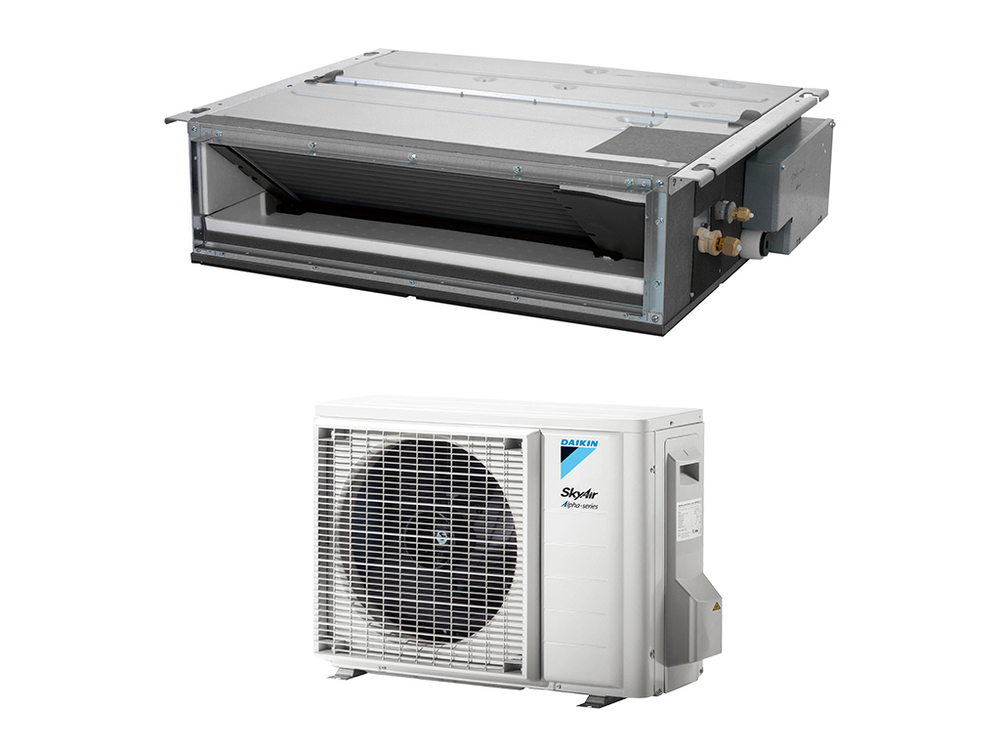 Полупромышленный кассетный инверторный кондиционер Daikin FFA25A9/RXM25R9/BYFQ60B3