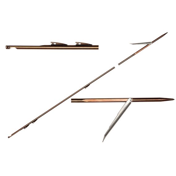 Гарпун Salvimar BOLT для ружья ARES, акулий плавник, один флажок, ø 6,5мм 125 cm