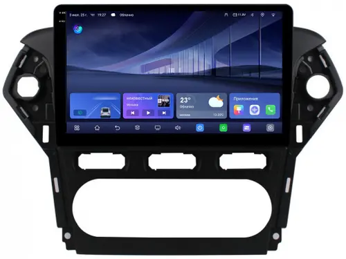 Магнитола для Ford Mondeo 4 2010-2014 - Kuberg QLed+2K, Android 14, TS105, Быстрейшая, CarPlay, SIM-слот