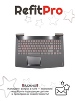 Верхняя панель с клавиатурой для ноутбука Lenovo Legion Y520-15IKBN чёрный (5CB0Q67203), оригинал