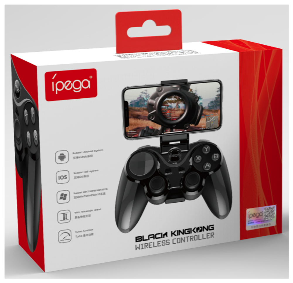 Игровой контроллер IPEGA PG-9128, для iOS/Android/Smart TV/ПК, Bluetooth 4.0, телескопический кронштейн
