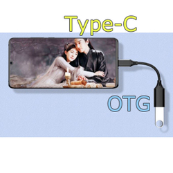 Кабель OTG на Type-C/25см