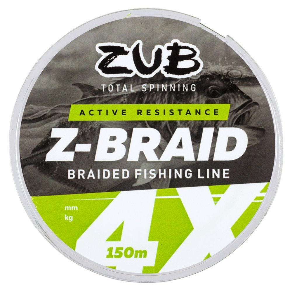 Шнур ZUB Z -BRAID Lime 150m 0,12мм