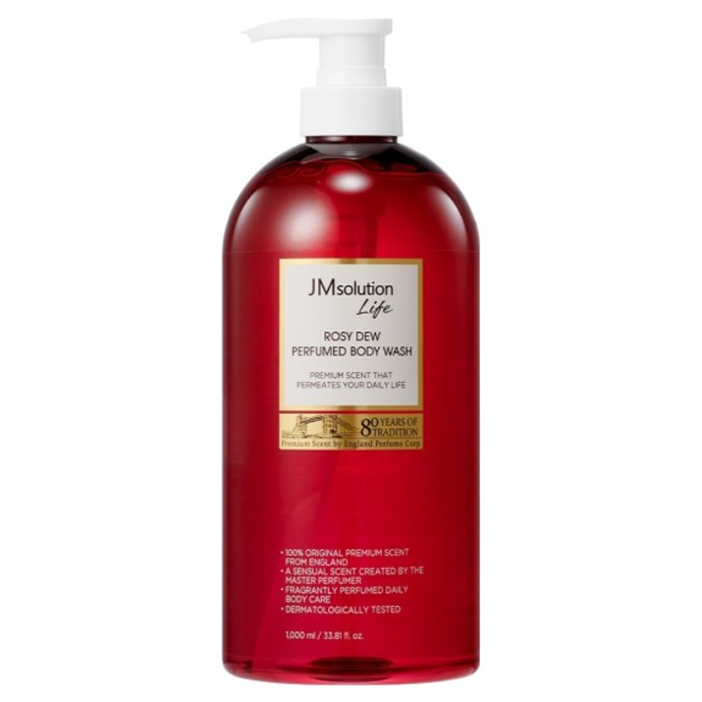 Гель для душа с ароматом розы JMSOLUTION Life Rosy Dew Perfumed Body Wash 500 мл