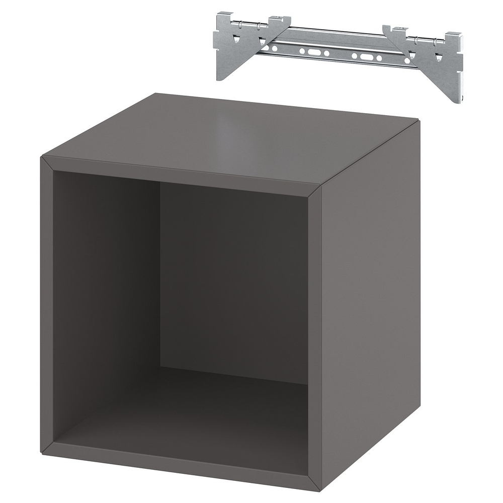 IKEA EKET  (ИКЕА ЕКЕТ)  -  Настенный шкаф - тёмно-серый 35x35x35 см