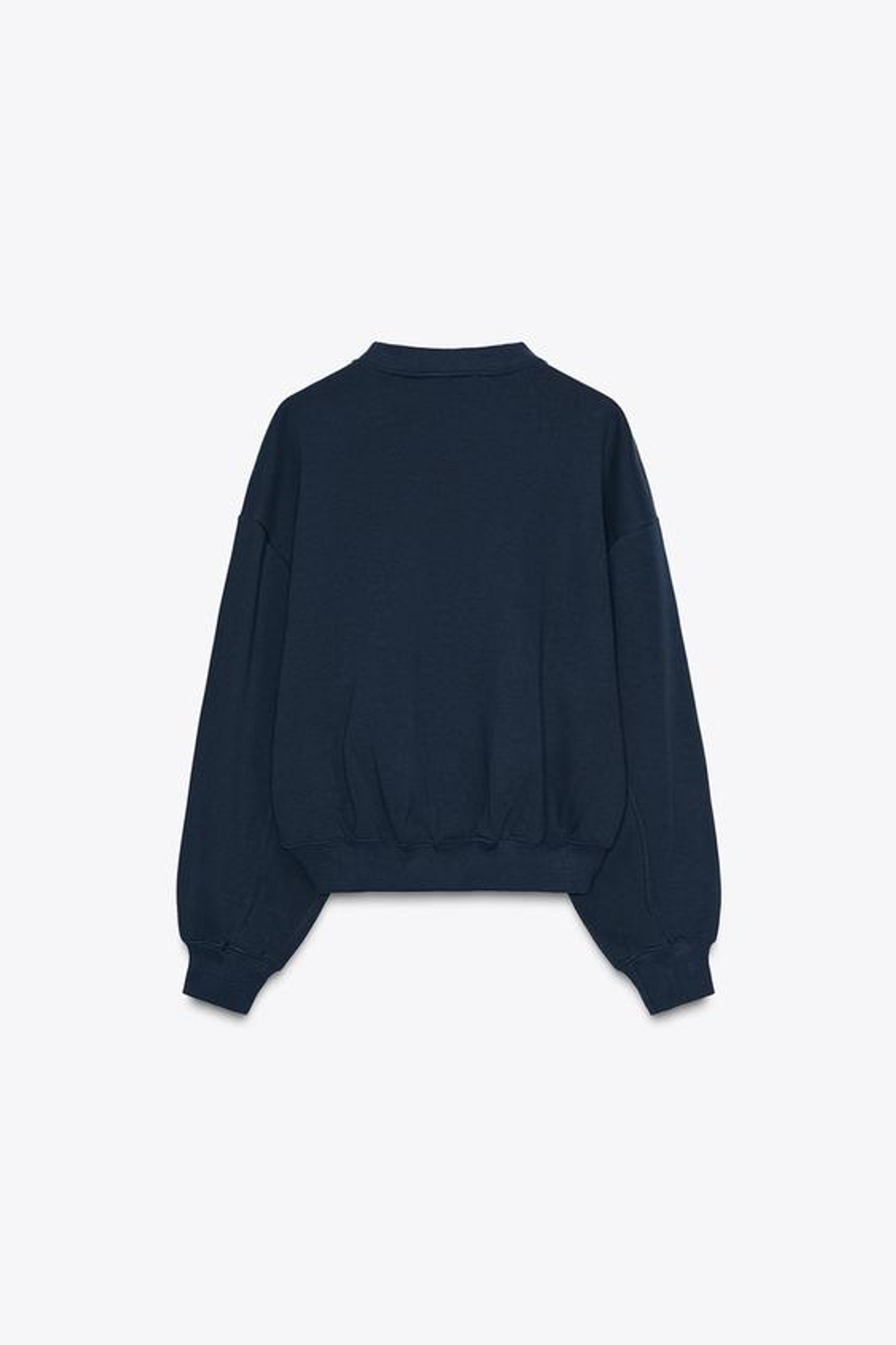 Basit pamuklu sweatshirt - ZARA