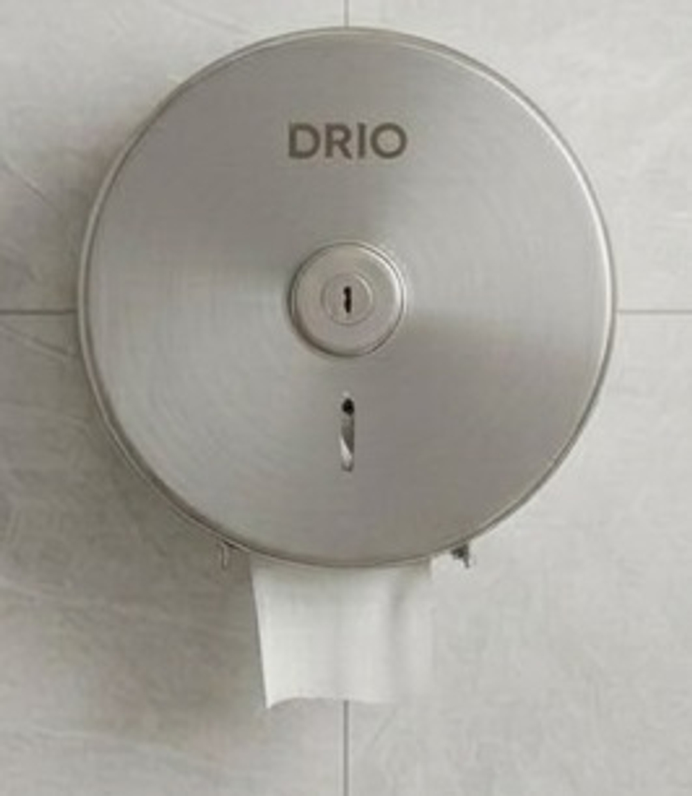 Диспенсер для туалетной бумаги DRIO Commerical TPB0845 нерж.сталь с антипальчиковым покрытием
