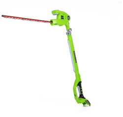 Кусторез штанговый аккумуляторный GREENWORKS G24PH51 24V, 51 см, с 1 АКБ 2Ач и ЗУ (2300707UA)