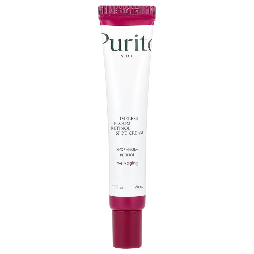 Purito, Timeless Bloom, крем против точечного применения с ретинолом, 30 мл (1,01 жидк. унц.)