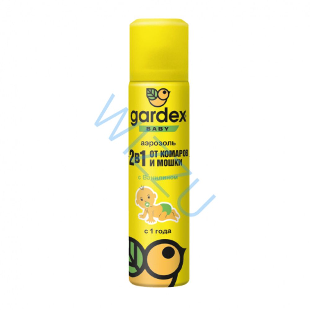 Аэрозоль от комаров и мошки 80 мл Gardex