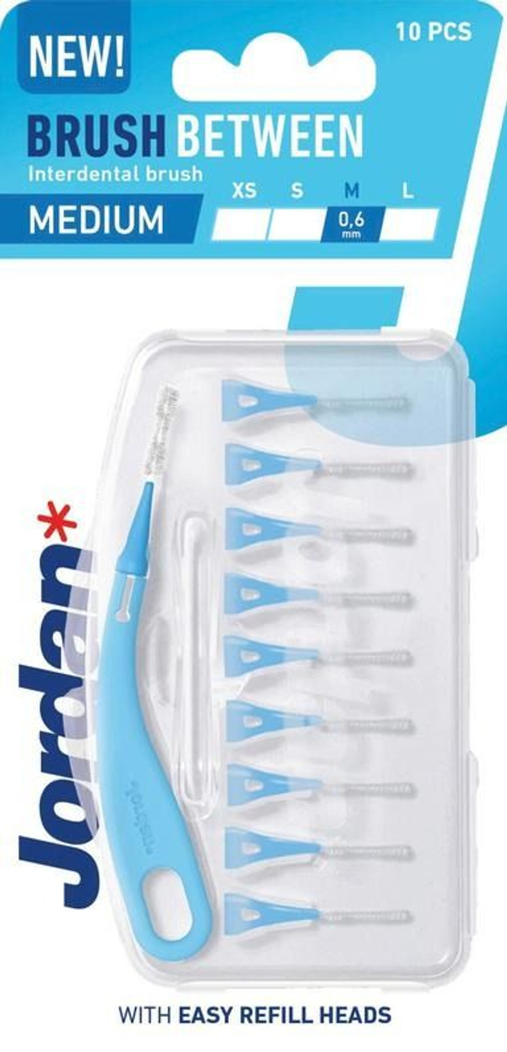 Межзубные ершики Jordan Clinic Brush Between 0,6 mm M 10шт