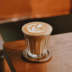 Чашка 220 мл кофейная без ручки ZINC Uni Rocks Barista d 9,1 см h8,6 см стекло P.L. Barbossa [1]