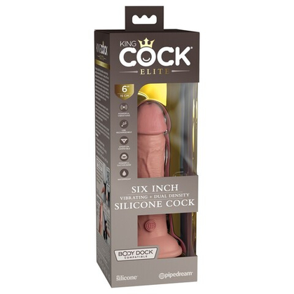 Pipedream King Cock Elite 6 - Реалистик с вибрацией L 17.8 см, ⌀ 3.7 см