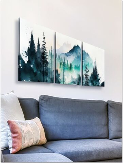 Картина Лезвия тишины модульная 50x70см 3шт.