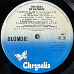 Blondie ‎– The Best Of Blondie (Англия 1981г.)