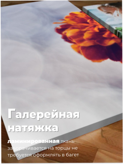 Картина Пламенный рассвет модульная 50x70см 3шт.