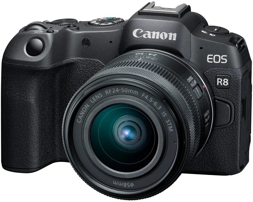 Canon EOS R8 Kit RF 24-50mm f/4.5-6.3 IS STM, черный