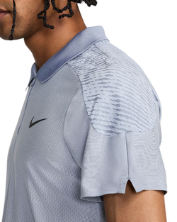 Мужское теннисное поло Nike Dri-Fit Adventage Slam RG Tennis Polo - небесный